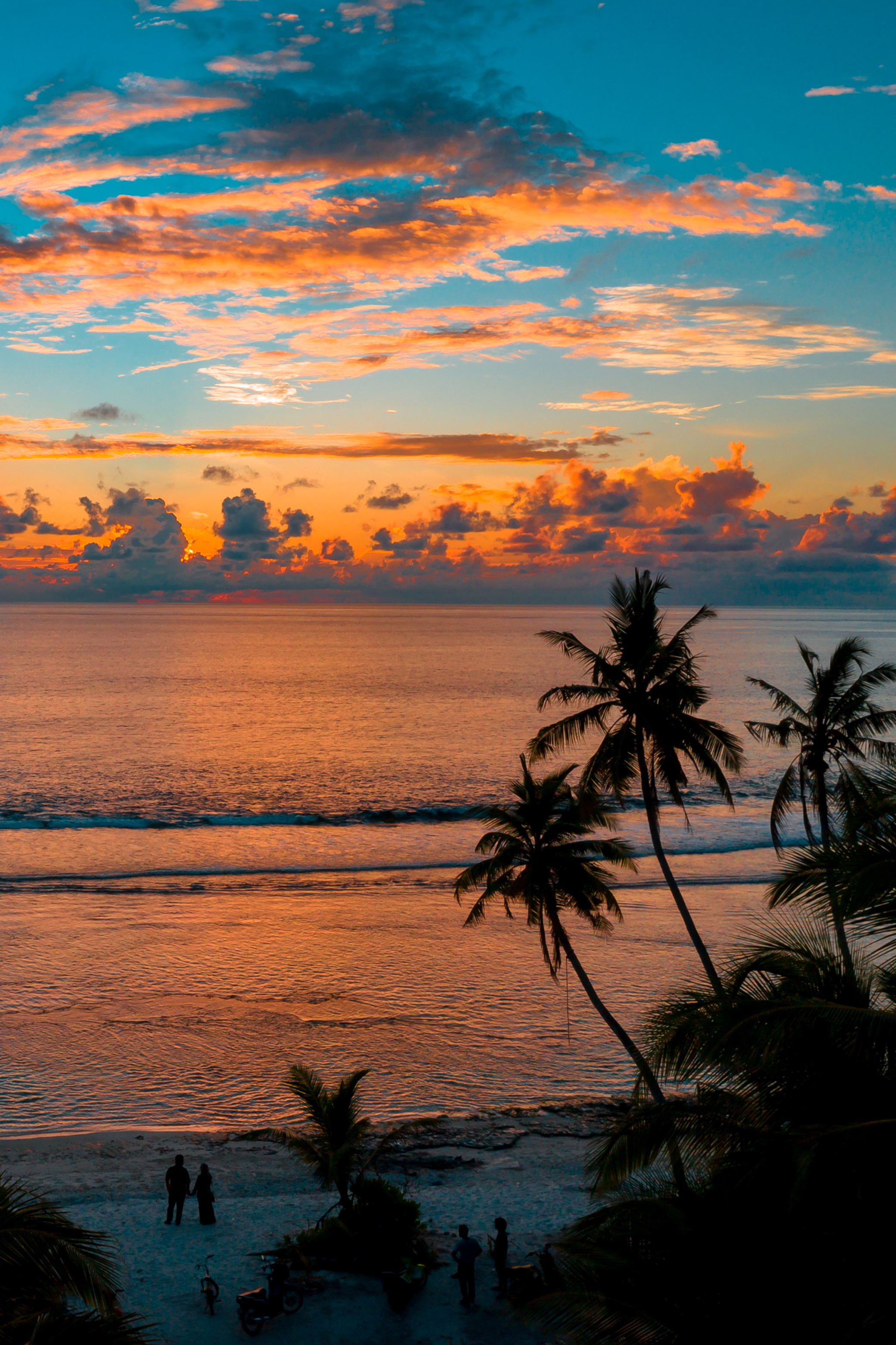 Beach Under Golden Hour